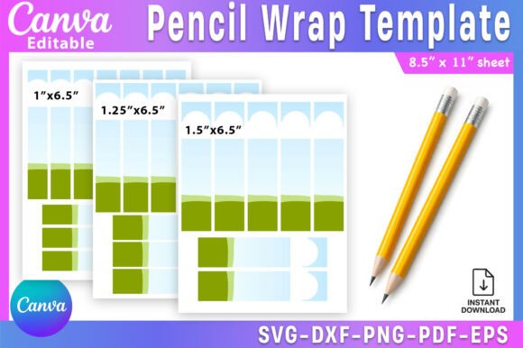Download Pencil Label Template, Editable Canva - Premium Resources