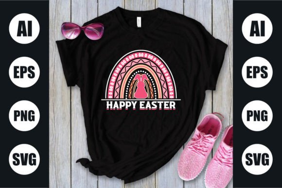 Download Happy Easter T Shirt , Rainbow Design - Rainbow design Collection