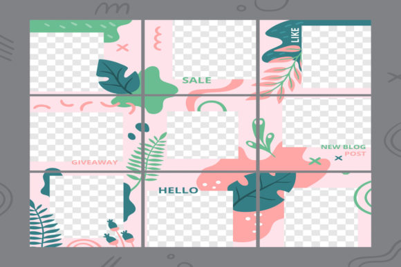 Download Floral Puzzle Template - Premium Resources