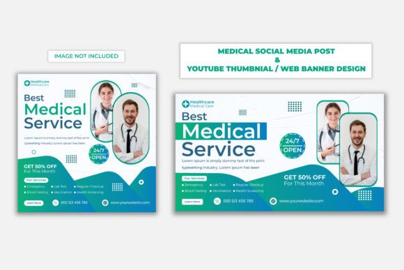 Download Medical Services Square Post &amp; Web Cover - Square Collection