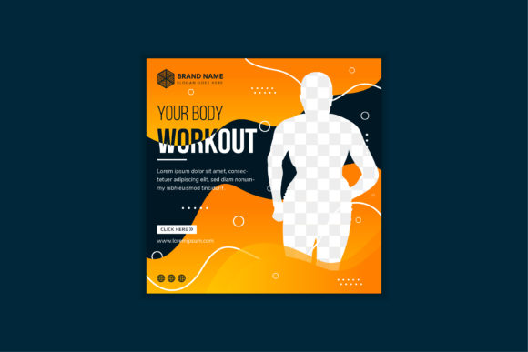 Download Media Square Banner Workout Liquid - Square Collection